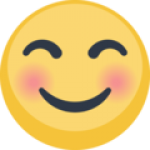 emoji sonrojado